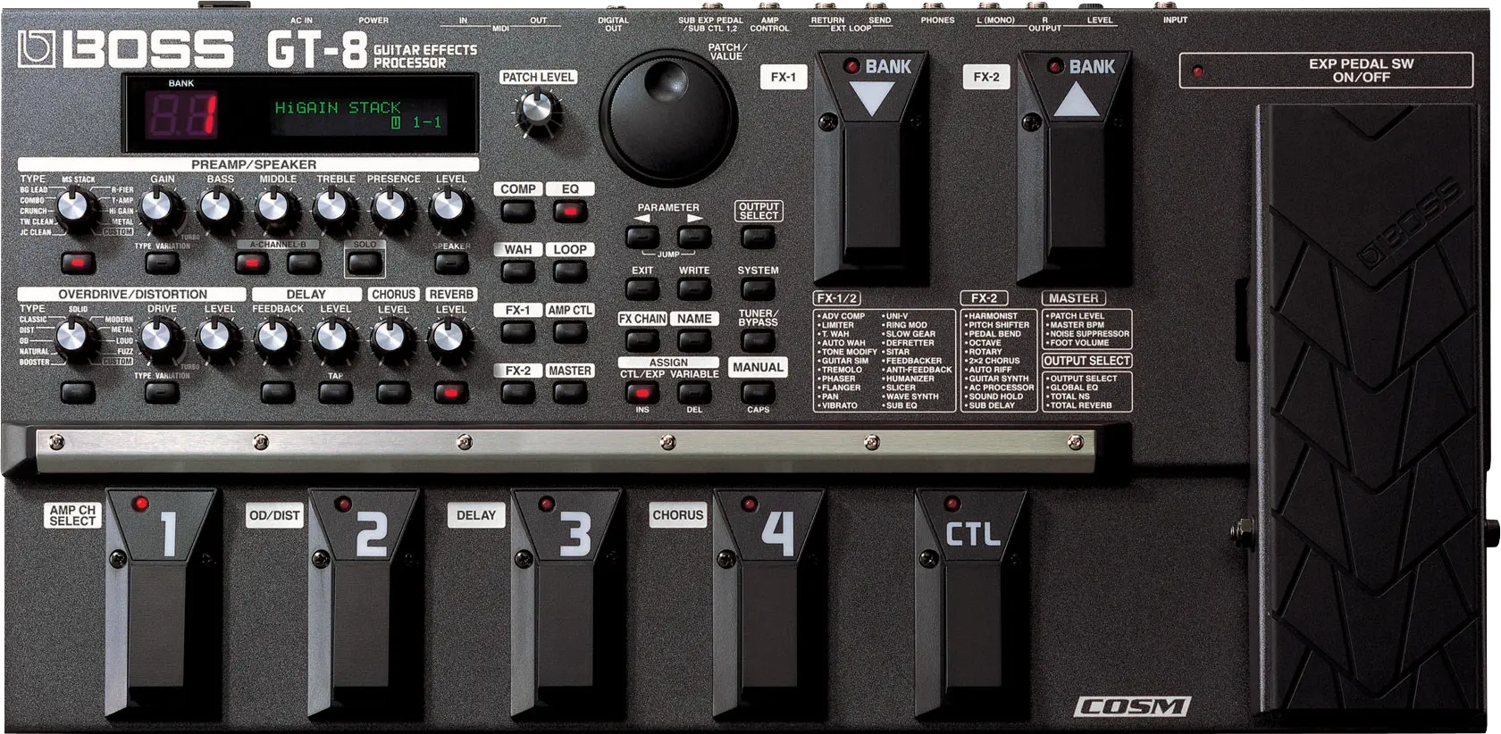 GT-8 Guitar Effects Processor