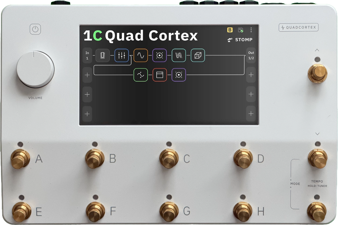 Quad Cortex (White and Gold)