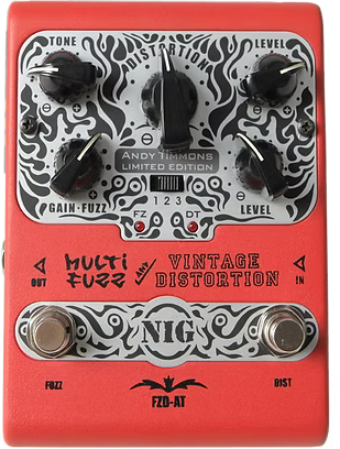Multi Fuzz and Vintage Distortion — Andy Timmons Limited Edition FZD-AT