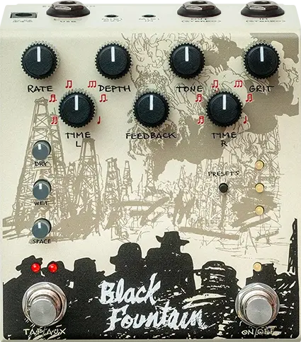 Black Fountain Stereo (Cream)