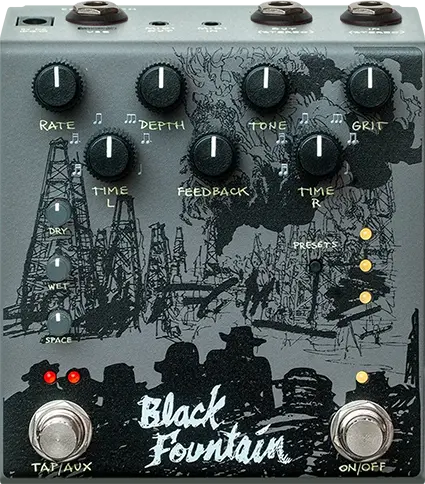 Black Fountain Stereo (Slate)