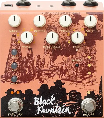 Black Fountain Stereo (Terracotta)