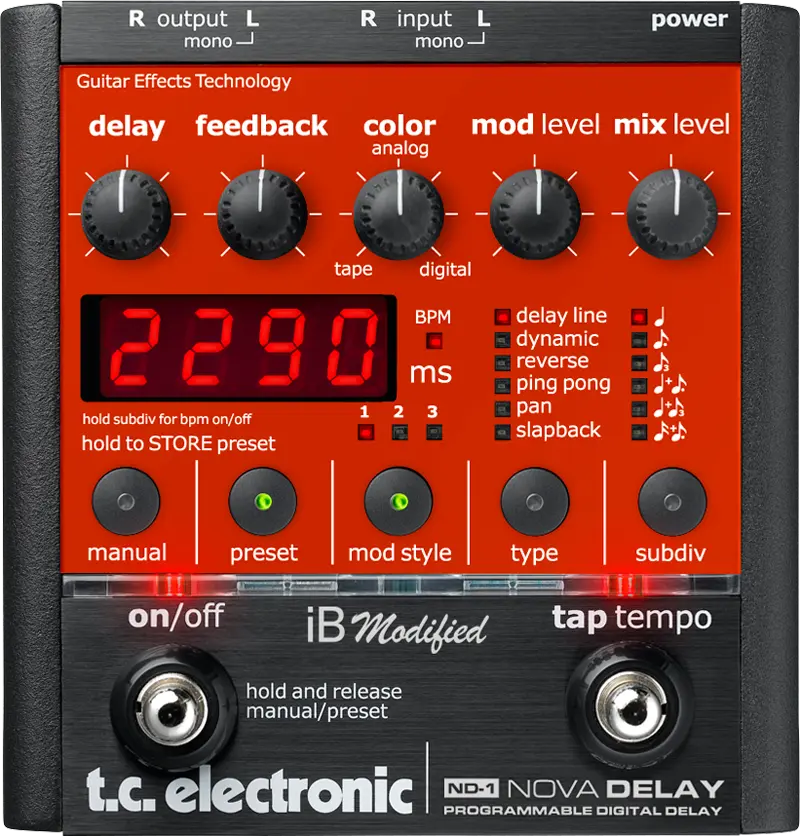 ND-1 Nova Delay IB Modified