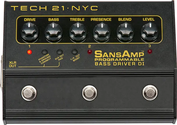 Sansamp Bass Driver Programmable